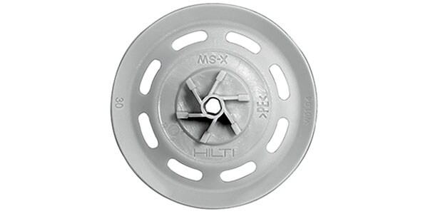 Rondelle souple pour fixer une membrane d'étanchéité