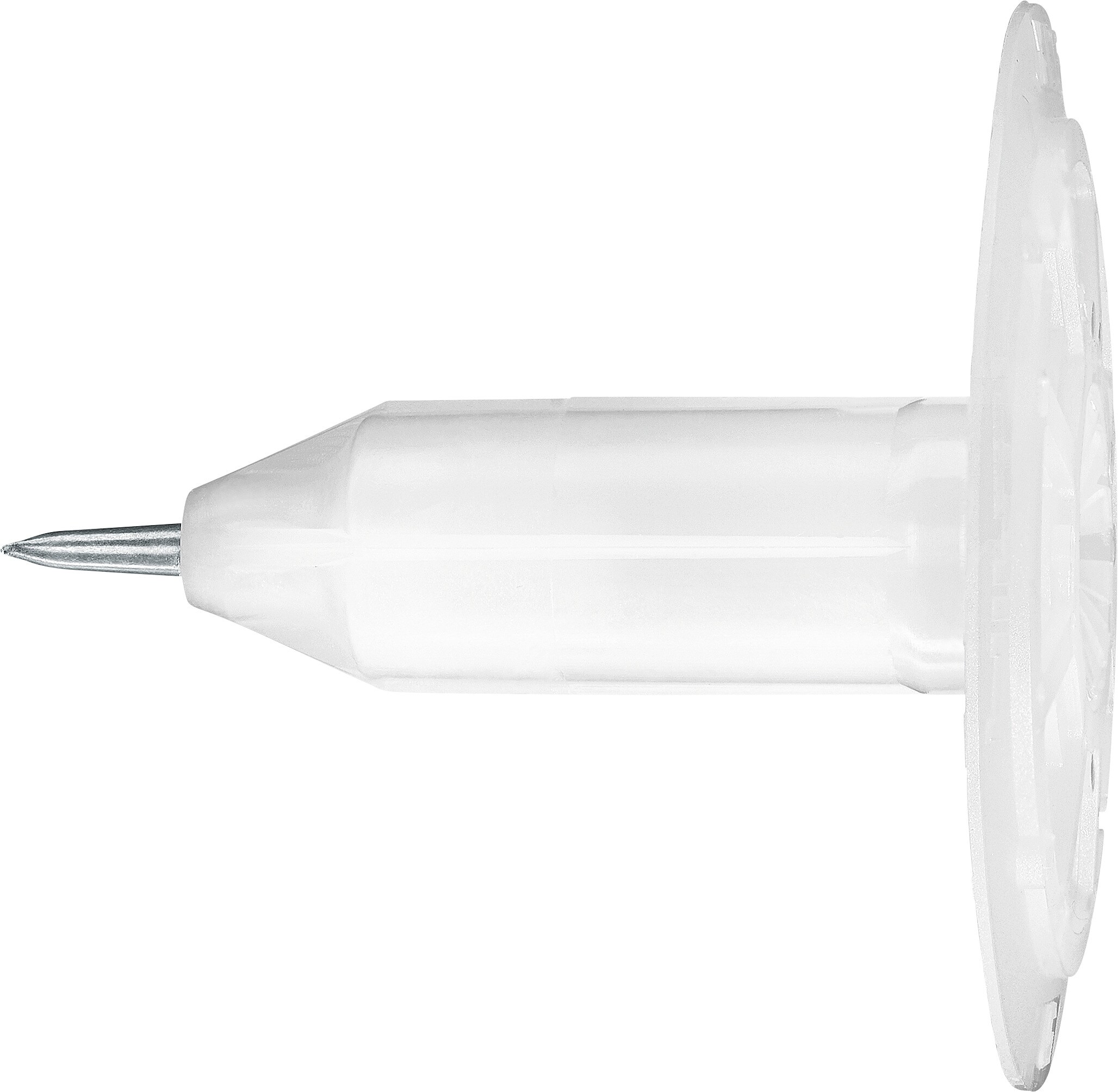 Élément de fixation de panneaux d’isolation avec rondelle et cloueur à gaz