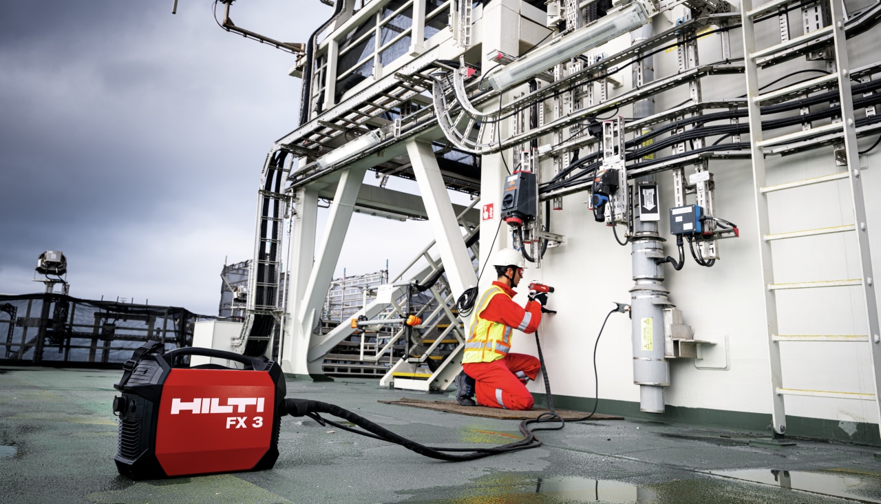 Fixation sur acier en environnement corrosif