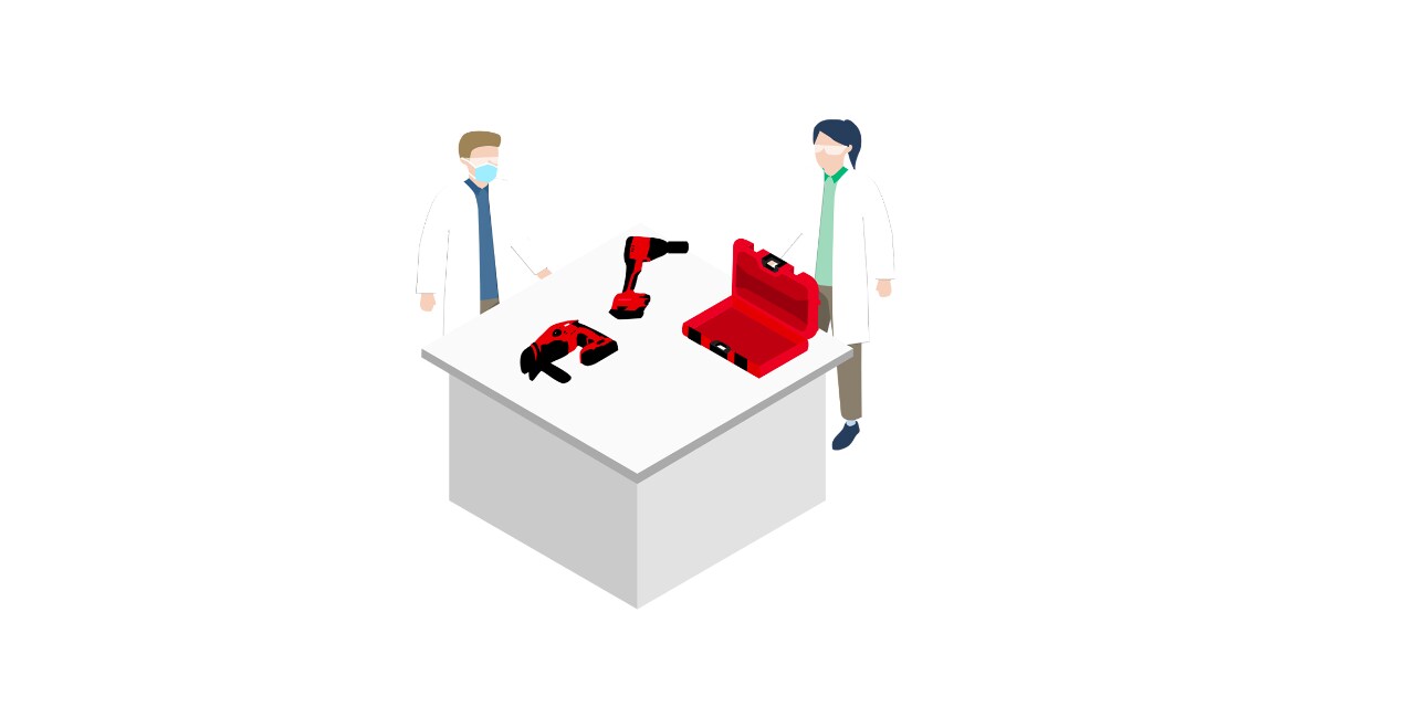 Illustration de réparation d'outil Hilti
