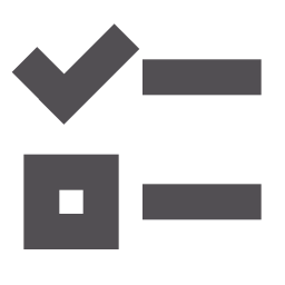 Icône de checklist