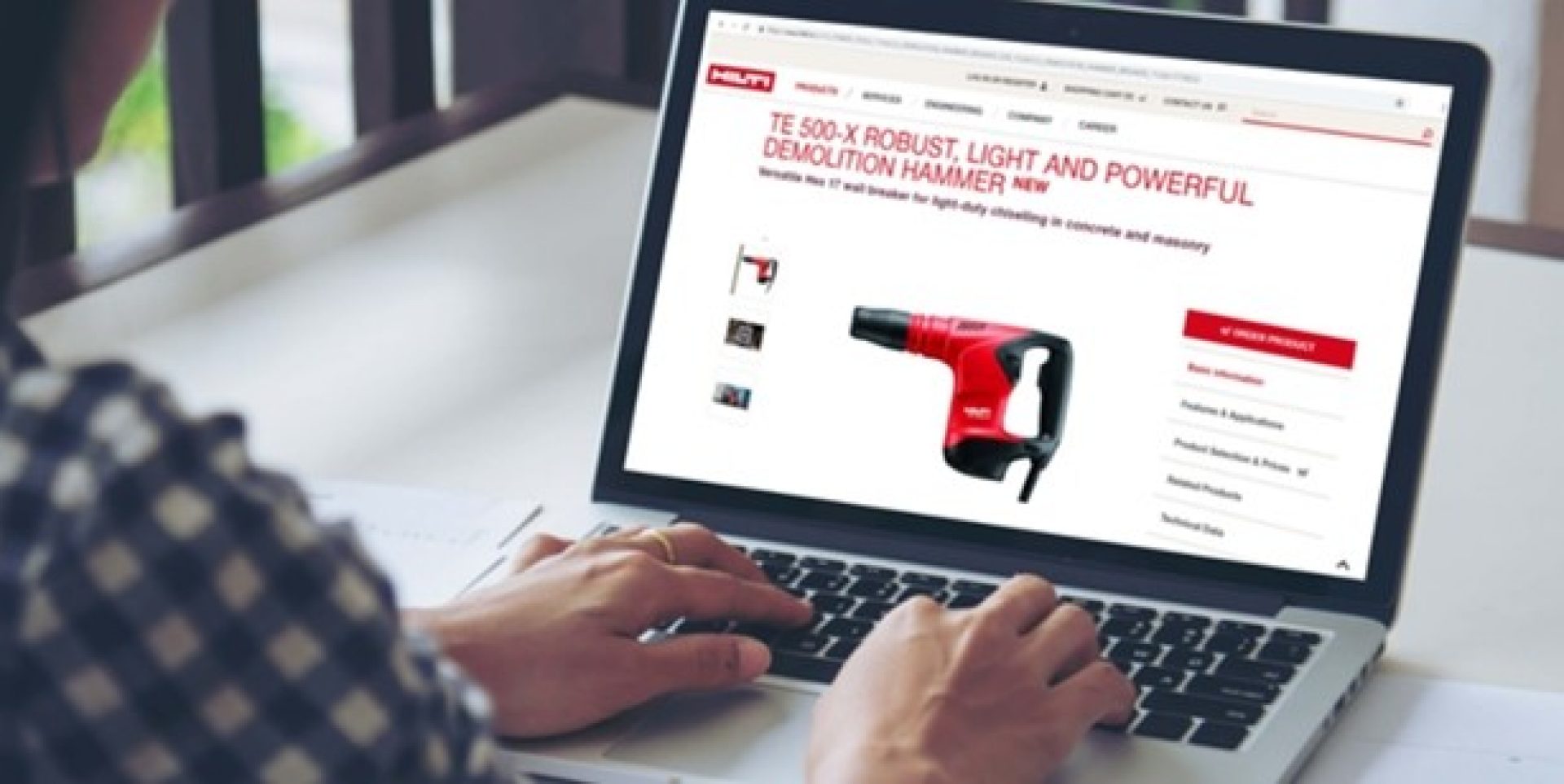 Site internet Hilti