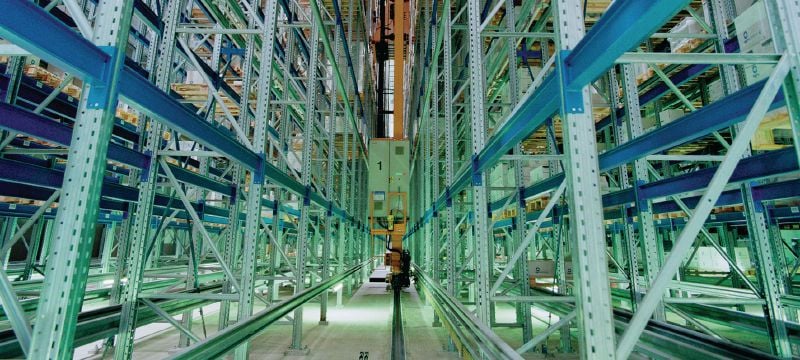 Tige d'ancrage HAS-D Tige d'ancrage dynamique haute performance pour fixation traversante et pré-installation à l'aide de chevilles hybrides à injection (acier au carbone) Applications 1