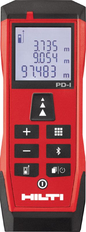 Lasermètre PD-I Lasermètre robuste avec fonctions de mesure intelligente et connectivité Bluetooth pour les applications intérieures jusqu'à 100 m