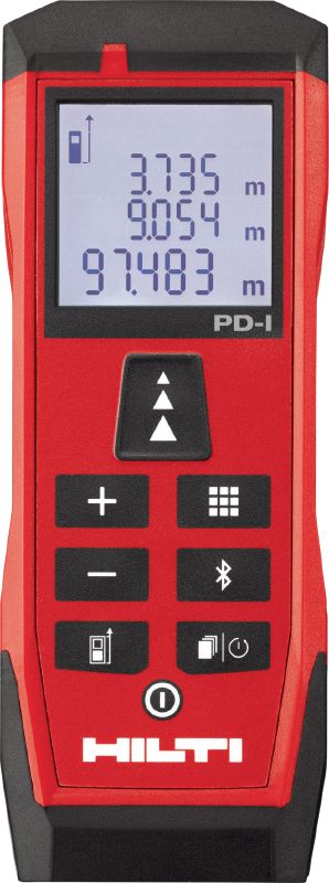 Lasermètre PD-I Lasermètre robuste avec fonctions de mesure intelligente et connectivité Bluetooth pour les applications intérieures jusqu'à 100 m