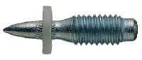 X-EM8H P12 Goujon fileté en acier au carbone pour une utilisation avec les cloueurs à poudre sur acier (rondelle de 12 mm)
