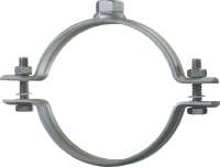 Collier de serrage MP-MR pour charges lourdes Collier de serrage en acier inoxydable (A4) sans insonorisation pour applications lourdes