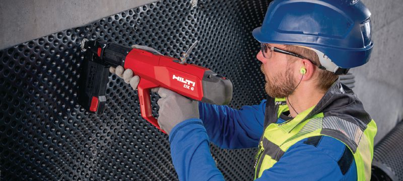 X-SW 30 MX Rondelle souple à utiliser avec des clous en bande pour la fixation de membranes imperméables sur du béton ou de la maçonnerie Applications 1