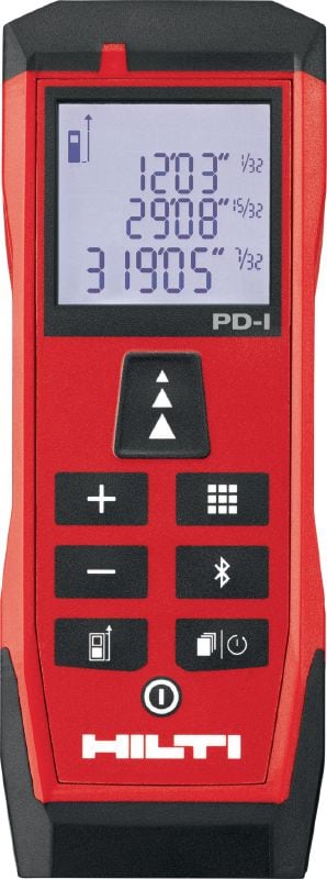 Lasermètre PD-I Lasermètre robuste avec fonctions de mesure intelligente et connectivité Bluetooth pour les applications intérieures jusqu'à 100 m