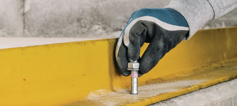 Cheville à coin HST2-R V3 Cheville à coin haute performance (M8-M16) pour le béton fissuré soumis à des charges statiques et sismiques quotidiennes (acier inoxydable) Applications 1