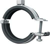 Collier de serrage MP-L-I à fermeture rapide pour charges légères Collier de serrage galvanisé avec insonorisation et fermeture rapide pour une productivité élevée dans les applications légères