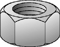 Écrou hexagonal A4 DIN 934 Écrou hexagonal en acier inoxydable (A4) conforme à DIN 934