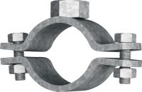 Collier point fixe MFP-L-F pour charges légères Collier point fixe galvanisé à chaud (GAC) pour une performance maximale dans les applications légères