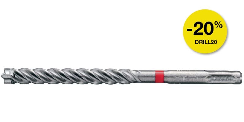 Mèche de forage Imperial TE-CX (SDS Plus) Mèche de forage SDS Plus (TE-C) haut de gamme pour le forage d'ancrage dans le béton armé (impérial)