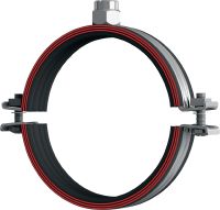 Collier de serrage MP-MI pour charges lourdes Collier de serrage galvanisé avec insonorisation pour applications lourdes