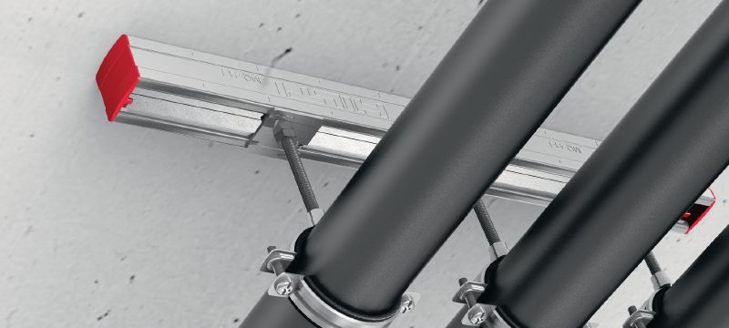 Rail profilé en C MQ-41-L Rail profilé en C galvanisé pour charges moyennes Applications 1