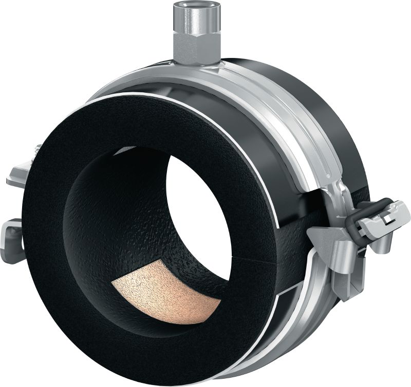 Collier eau glacée MIP-H (isolation fine) Collier de serrage galvanisé pour une productivité maximale dans les applications de réfrigération avec une épaisseur d'isolation de 13 à 16 mm