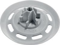 X-SW 30 MX Rondelle souple à utiliser avec des clous en bande pour la fixation de membranes imperméables sur du béton ou de la maçonnerie