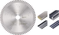 Lame de scie circulaire X-Cut pour l'acier et l'acier inoxydable Lame de scie circulaire haute performance avec dents en carbure pour couper plus vite et durer plus longtemps dans la tôle d'acier et d'acier inoxydable