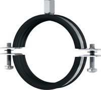 Collier de serrage MP-PI Collier de serrage galvanisé avec insonorisation pour applications légères / moyennes économiques