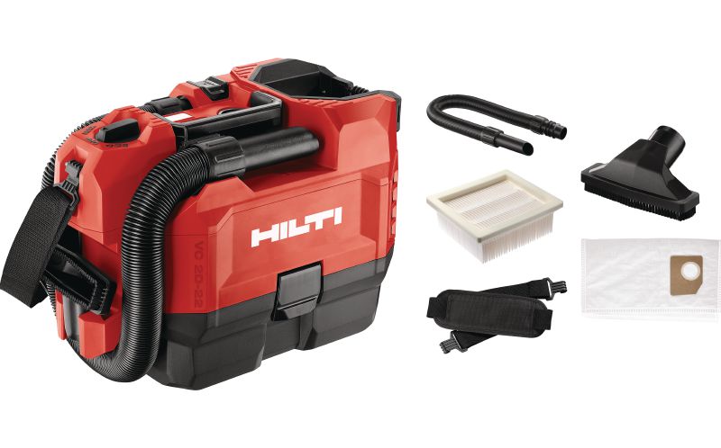 Aspirateur de chantier sans fil VC 2D-22 Aspirateur compact et sans fil pour les nettoyages de chantier (à sec), cuve de 3,5 l (batterie Nuron)