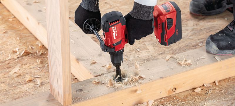 Visseuse-perceuse sans fil SF 6-A22 Visseuse-perceuse sans fil 22 V avec régulation active du couple et embrayage électronique pour une utilisation universelle dans le bois, le métal et autres matériaux Applications 1