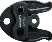 Mâchoire de sertisseuse NPR PM U Mâchoires de sertissage pour les raccords à sertir de profilé U jusqu'à 40 mm. Compatibles avec la sertisseuse de tuyaux Hilti NPR 19-A