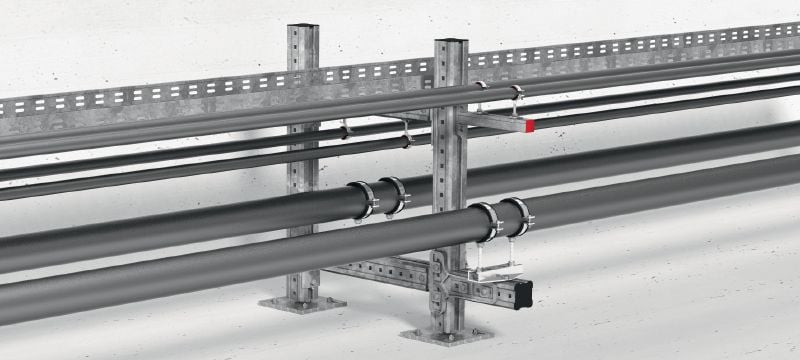 Rail profilé carré MIQ Rail profilé carré galvanisé à chaud (GAC) pour charges lourdes Applications 1