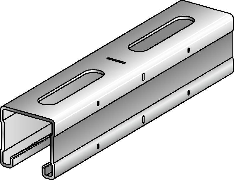 MQ-41-F Rail de supportage galvanisé à chaud