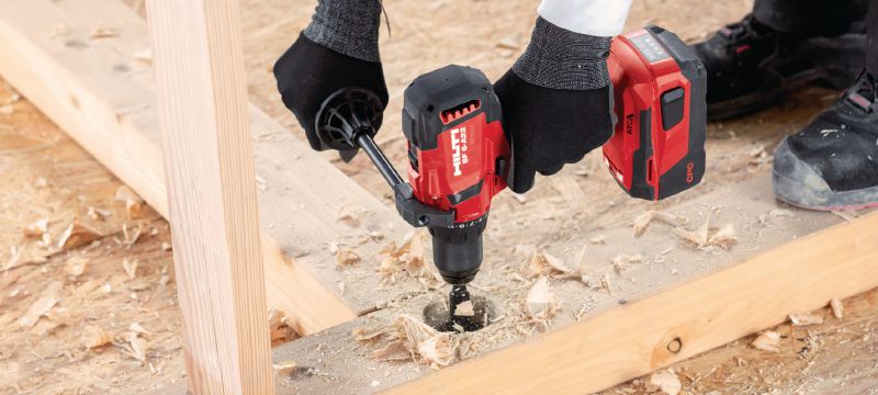 Visseuse-perceuse sans fil SF 6-A22 Visseuse-perceuse sans fil 22 V avec régulation active du couple et embrayage électronique pour une utilisation universelle dans le bois, le métal et autres matériaux Applications 1