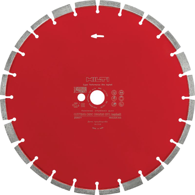 Disque diamant pour asphalte SPX Disque diamant Ultimate pour des performances de coupe supérieures dans l'asphalte