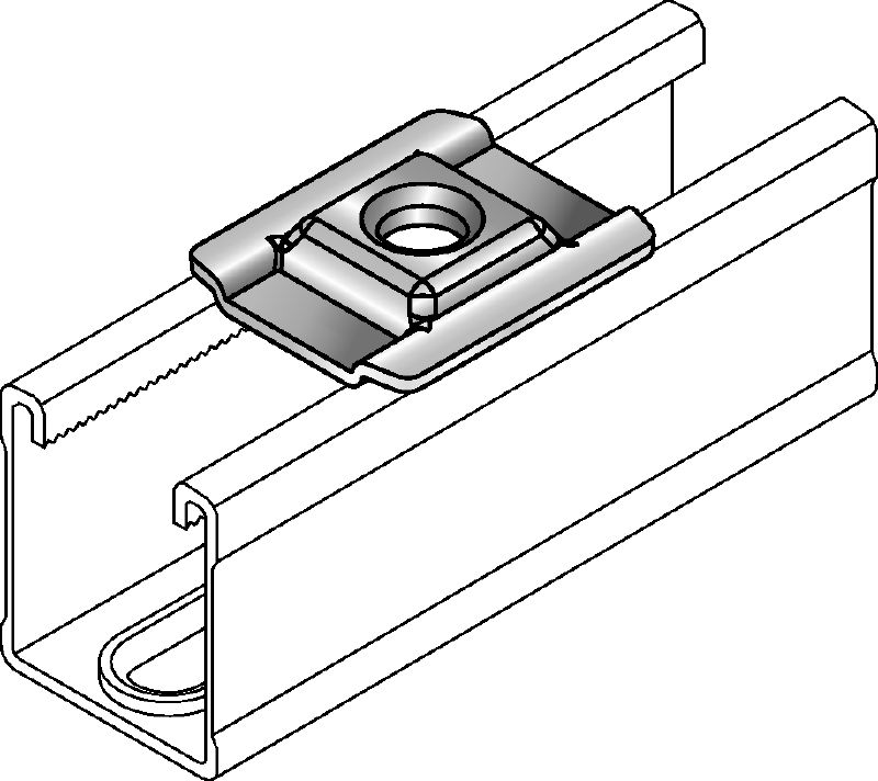 Rondelle pour rail MM-CW Rondelle pour rail pour diverses applications à utiliser avec le système MM