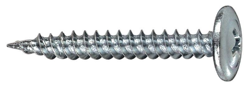 Vis pointues pour ossatures métalliques S-DS 06 Z Vis zinguées pour ossature métallique intérieure pour fixer les montants aux rails