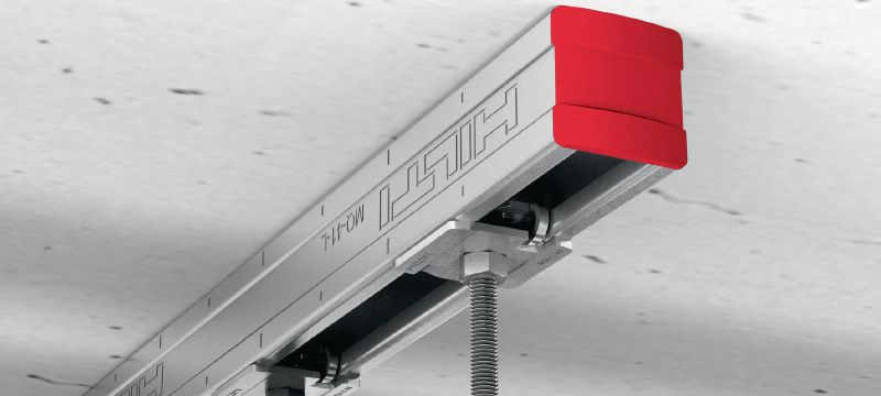 Selle pour collier de serrage MQA-S Plaquette de rails galvanisée pour raccorder les composants filetés aux rails MQ/HS Applications 1