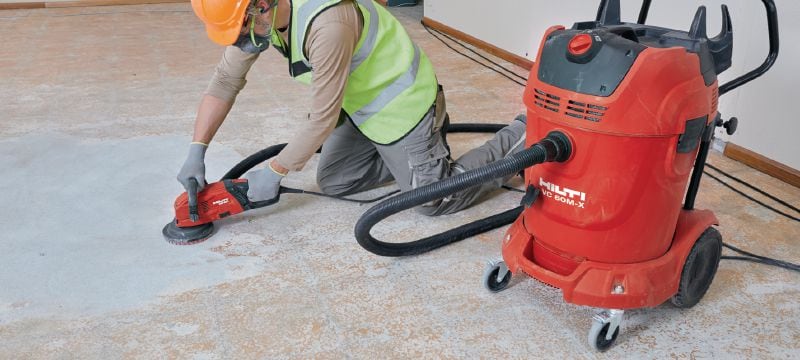 Aspirateur de poussière VC 60M-X de classe M Extracteur de poussière très puissant pour le raccordement avec des outils électriques et des nettoyages de chantier (à eau et à sec), réservoir de 60 l Applications 1
