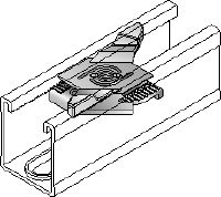 MM-WN Écrou à ailettes galvanisé pour le raccordement des éléments du système de supportage modulaire aux rails entretoise MM