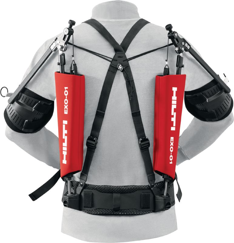Exosquelette EXO-O1 pour travaux au plafond Exosquelette passif pour soulager la tension sur les épaules et les bras pendant les travaux d'installation au-dessus de la tête