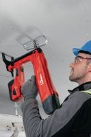 X-EKB-FE MX étrier métallique pour câbles Étrier à câble métallique à utiliser avec des clous en bande ou des chevilles Applications 2