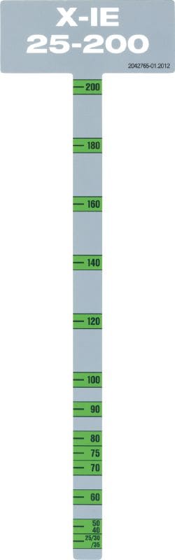 Clous d'isolation X-IE 6 Clous d'isolation pour la fixation de laine minérale, EPS, XPS, PIR, PUR, panneaux à revêtement en laine de bois et en fibre-ciment dans les bétons légers et durs, la maçonnerie et l'acier