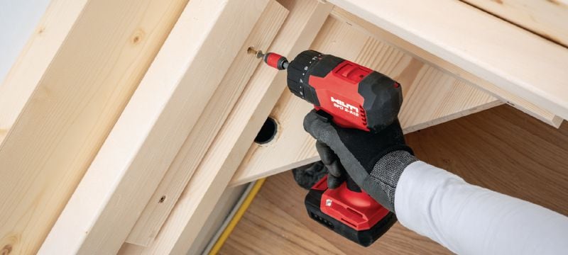 Visseuse sans fil SFD 2-A12 Perceuse-visseuse hexagonale 1/4 sans charbon, 12 V, ultracompacte pour un vissage efficace et respectueux des matériaux Applications 1