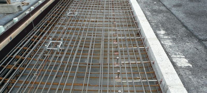 Connecteur pour béton HPA pour la fixation de socle Système haute performance pour l'ancrage des capuchons sur les ponts et d'autres structures d'ingénierie Applications 1