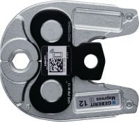 Mâchoire de sertisseuse NPR PM M Mâchoires de sertisseuse pour les raccords à sertir de profilé M jusqu'à 35 mm. Compatibles avec l'outil de sertissage de tubes NPR 19-A Hilti.