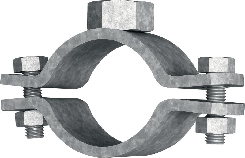 Collier point fixe MFP-L-F pour charges légères Collier point fixe galvanisé à chaud (GAC) pour une performance maximale dans les applications légères