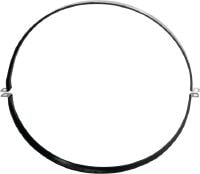 Collier pour ventilation MV-PI Collier pour ventilation galvanisé avec insonorisation pour une productivité élevée dans les applications de gaines spiralées