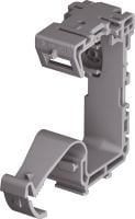 Attache-câble X-ECH MX (02) Attache pour torons de câbles en plastique, optimisée pour les clous en bande et compatible avec différentes méthodes de fixation et matériaux supports