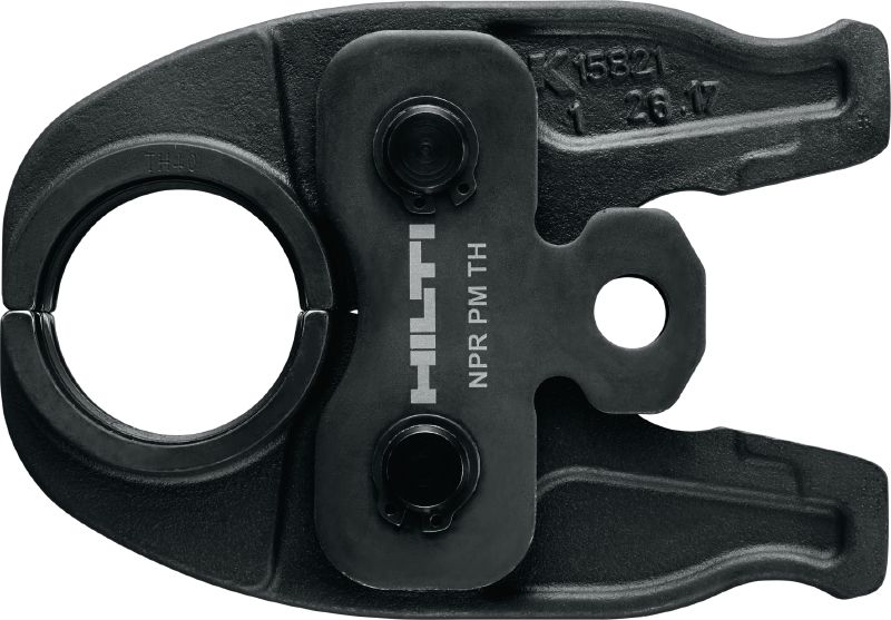 Mâchoire de sertisseuse NPR PM TH Mâchoires de sertissage pour les raccords à sertir de profilé TH jusqu'à 40 mm. Compatibles avec l'outil de sertissage de tubes Hilti NPR 19-A.