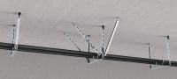 MT-B-O2 FL Platine pré-assemblée Connecteur de base avec écrou et boulon Fast-Lock pré-assemblés pour l'ancrage de structures de rail d'entretoise au béton ou à l'acier Applications 3