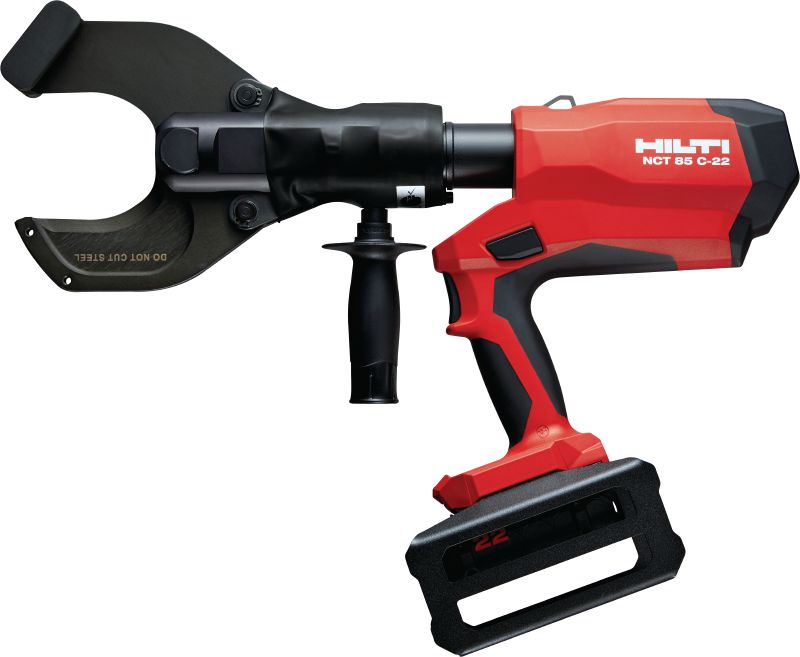 Coupe-câble en cuivre/aluminium sans fil NCT 85 C-22 Coupe-câble à poignée pistolet sans fil pour câbles en cuivre et en aluminium jusqu'à 3,2” │ 80 mm (plateforme de batteries Nuron)
