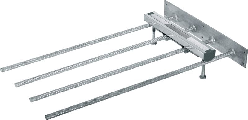 Rail pour fers d'armature de dessus de dalles HAC Rails d'ancrage coulés de tailles et longueurs standard pour les applications de dessus de dalle