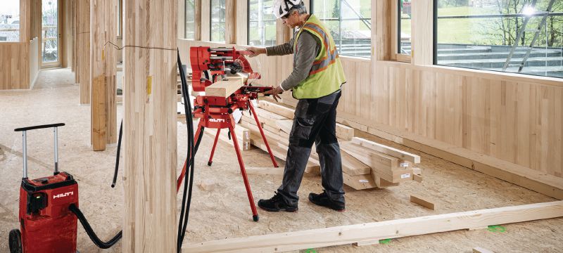 Scie à onglets sans fil SM 60-22 Scie à onglets composée coulissante à double biseau avec une capacité de coupe transversale jusqu’à 100 x 355 mm│4 x 13-3/4 (plateforme de batteries Nuron) Applications 1